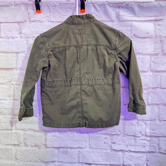 Cute Genuine Kids by Osh Kosh Army Jacket with pockets SZ 5T - Picture 3 of 5